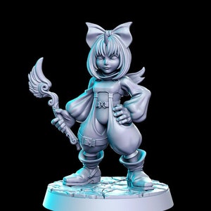 Silli Evocatore 3D D&D Resina stampata 32mm/28mm Miniature Dungeons Dragons DnD Pathfinder Display da tavolo RPG RN Estudio JRPG Vol.5