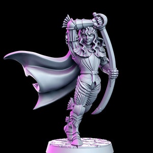 Berserker Griphon &quot;Griffith&quot; Fighter Age of Darkness D&D 3D Resin Printed 32mm / 28mm Miniature Dungeons Dragons Pathfinder RPG RN Estudio