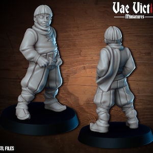 Townfolk Child RPG Miniature 3D Resin Printed 28-32mm Tabletop Fantasy Gaming D&D Pathfinder Frostgrave