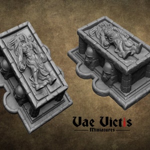 Altarofferritual RPG-miniatyr 3D-utskriven 28 mm Scatter Terrain Bordsskiva Fantasy Scenery Gaming D&D rekvisita Pathfinder