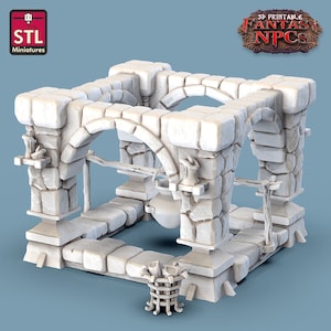 Inn Split Dungeons and Dragons, Pathfinder, Tabletop Gaming 28mm Terrain RPG