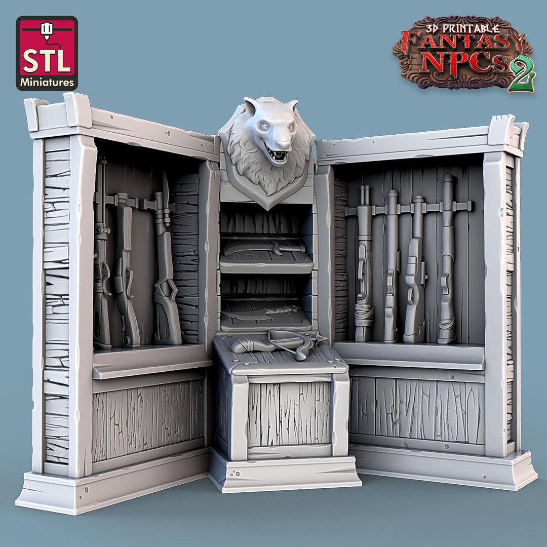 Subtle Weapons Display Trophy Hunter Weapons Display Dungeons and Dragons, Pathfinder ...