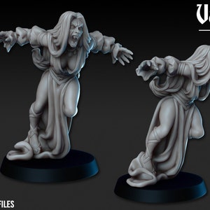 Vampiro rainha feminino rpg resina 3d em miniatura impressa 28-32mm mesa fantasia jogos d & d pathfinder congelamento reino de tiradom