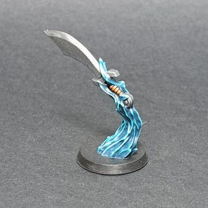 Spirituelle Waffen Scimitar Miniatur Kleriker Zauberspruch Tabletop Miniaturen / Pathfinder 2E Frostgrave D&D Wargaming Dnd mini