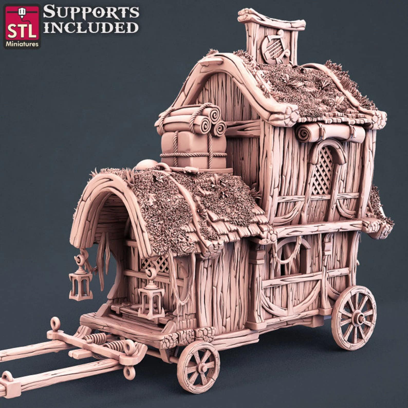 Satyr Wagon  Dungeons and Dragons, Pathfinder, Tabletop Gaming 28mm Terrain RPG