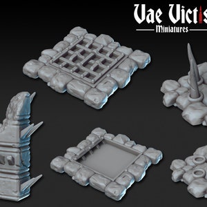 Traps RPG Miniatur Möbel 3D Gedruckt 28mm Scatter Terrain Tabletop Fantasy Szenerie Gaming D&D Requisite Pathfinder
