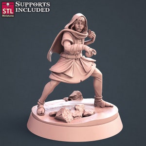 Lehrling Dieb dnd Miniatur 3D Resin gedruckt 32mm Tabletop Fantasy Gaming D & D Pathfinder Frostgrave RN Estudio