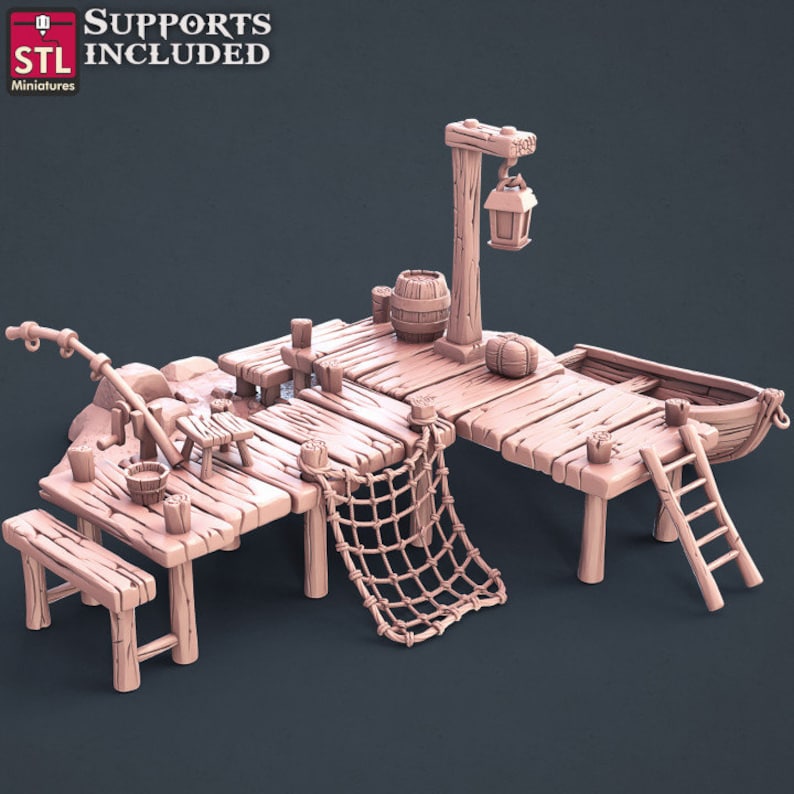 Boat Builder Dock Dungeons and Dragons, Pathfinder, Tabletop Gaming ...