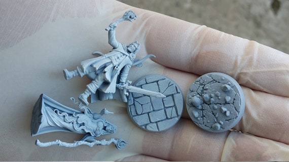 QP3D - Set of 6 Trees - Scatter Terrain, Fantasy Scenery for Tabletop & RPG 28-32mm Miniatures Wargames, Props DnD & D, 3D Printed and Paintable