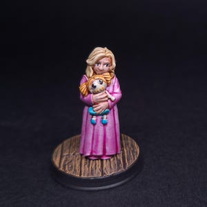 Townfolk Child  NPC painted Dungeons and Dragons Mini RPG Tabletop Miniature DnD Painting Pathfinder 5e DnD gift