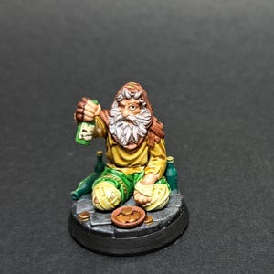 Beggar NPC market painted Dungeons and Dragons Mini RPG Tabletop Miniature DnD Painting Pathfinder 5e DnD gift