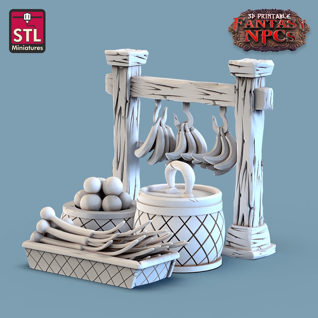 Fruit Seller Baskets Rack Dungeons and Dragons, Pathfinder, Tabletop ...