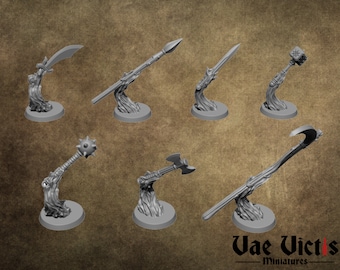 Spiritual Weapons RPG miniature furniture for Tabletop Gaming (DnD/Pathfinder/)