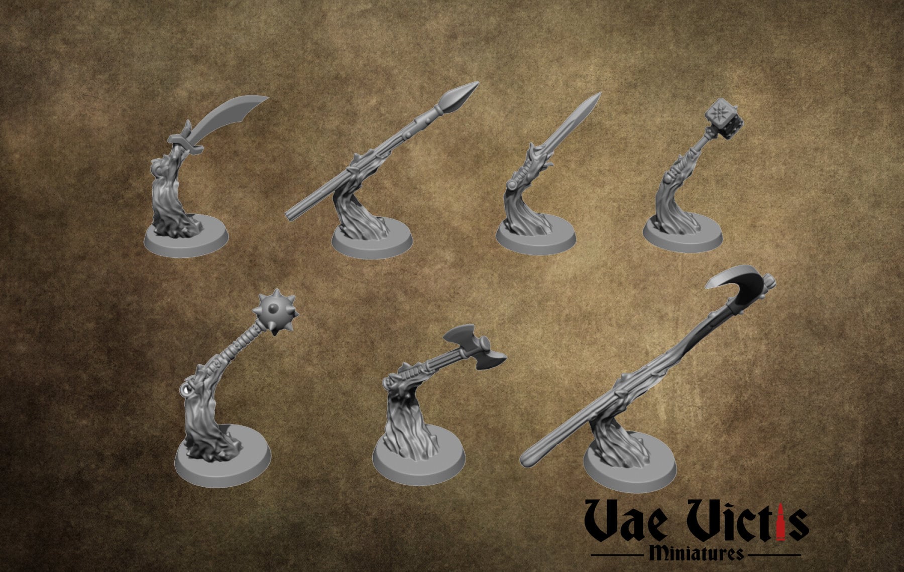 Spiritual Weapons RPG miniature furniture for Tabletop Gaming (DnD/Pathfinder/)