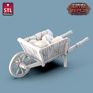 Potter Clay Cart Dungeons and Dragons, Pathfinder, Tabletop Gaming 28 mm Terrain RPG