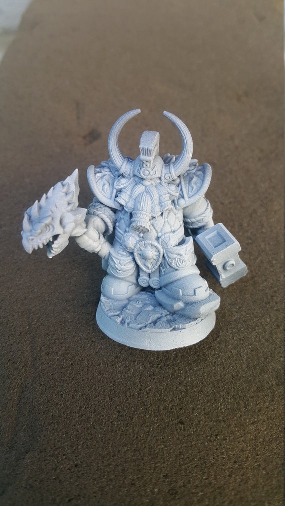 Ostorath / Astaroth Hulking Axe Fighter D&D Resin 32mm / 28mm
