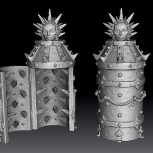 Iron Maiden Cage RPG miniature furniture 3D Printed 28mm Scatter Terrain Tabletop Fantasy Scenery Gaming D&D props pathfinder