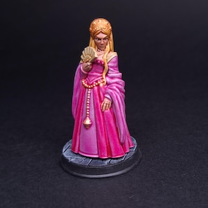 Courtesan King NPC painted Dungeons and Dragons Mini RPG Tabletop Miniature DnD Painting Pathfinder 5e DnD gift
