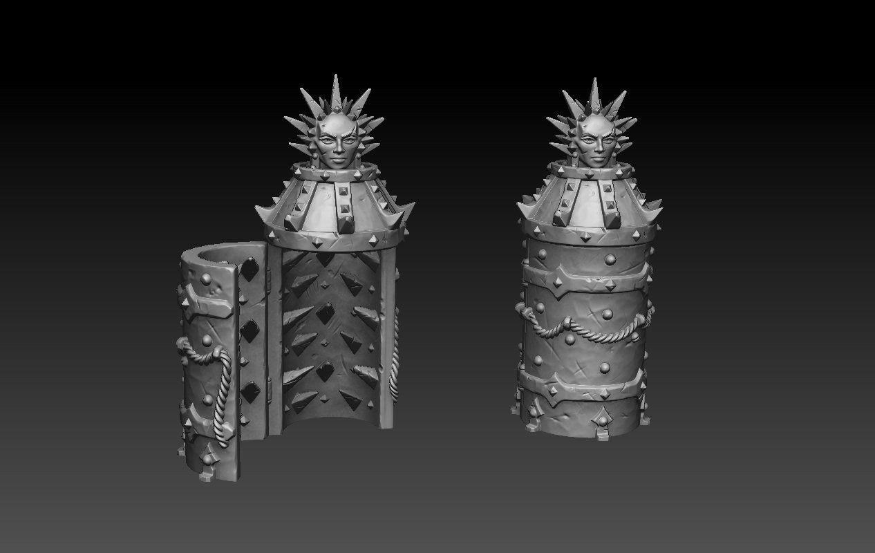 Iron Maiden Cage RPG miniature furniture 3D Printed 28mm Etsy