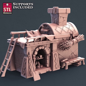 Bakery Oven Dungeons and Dragons, Pathfinder, Tabletop Gaming 28 mm Gelände-Rollenspiel