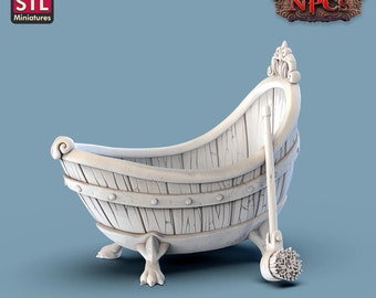 Bath Tub  Dungeons and Dragons, Pathfinder, Tabletop Gaming 28mm Terrain RPG