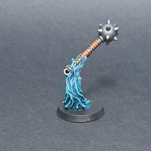 Bemalter spiritueller Waffen Streitkolben Kleriker Zaubereffekt Tabletop Miniaturen / Pathfinder 2E Frostgrave Hammer D&D Wargaming DnD Dnd Miniatur