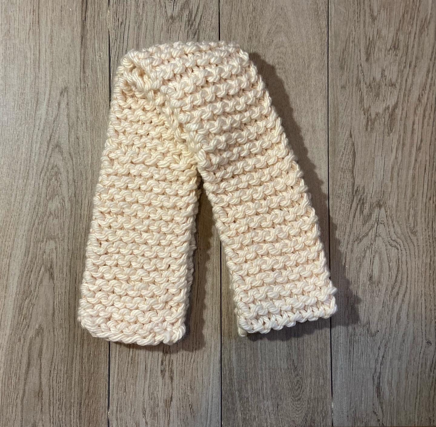 Classic wrap around knitted scarf | Etsy
