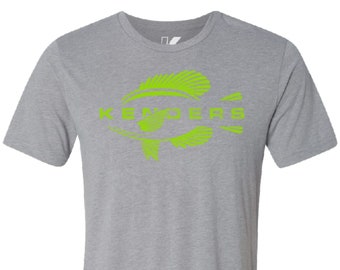 Kenders outdoors camiseta gráfica gris / Hi Viz verde