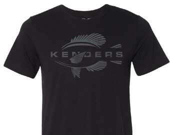 Kenders Outdoors Graphic T-Shirt Olive Black/Gray