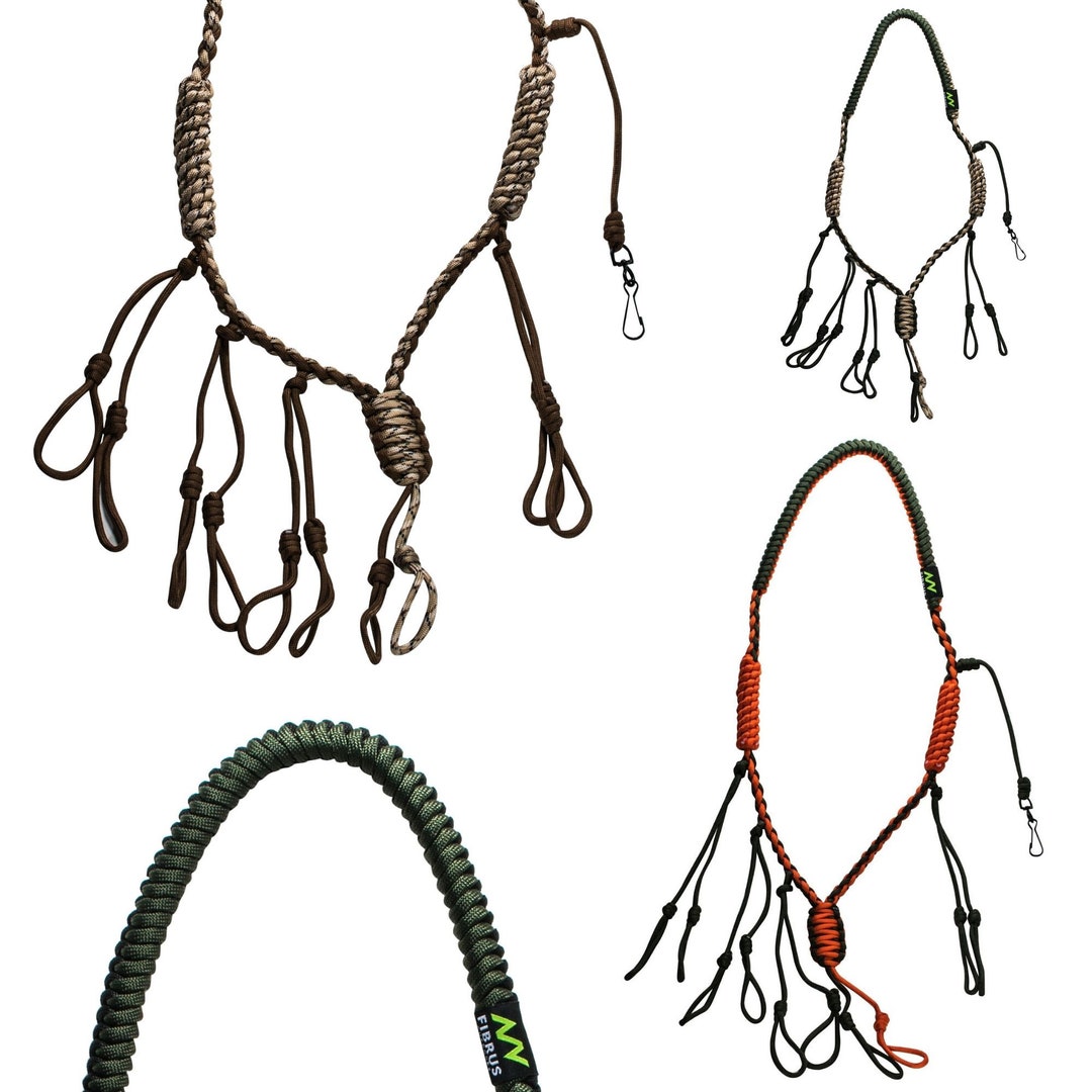 550 Paracord Waterfowl Call Lanyard Hunting Leash Loop 10 Loop Etsy