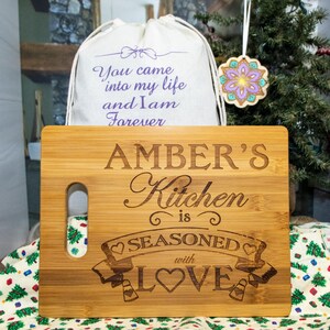 Personalized Bamboo Cutting Board: Engraved Kitchen Decor Gift - Etsy