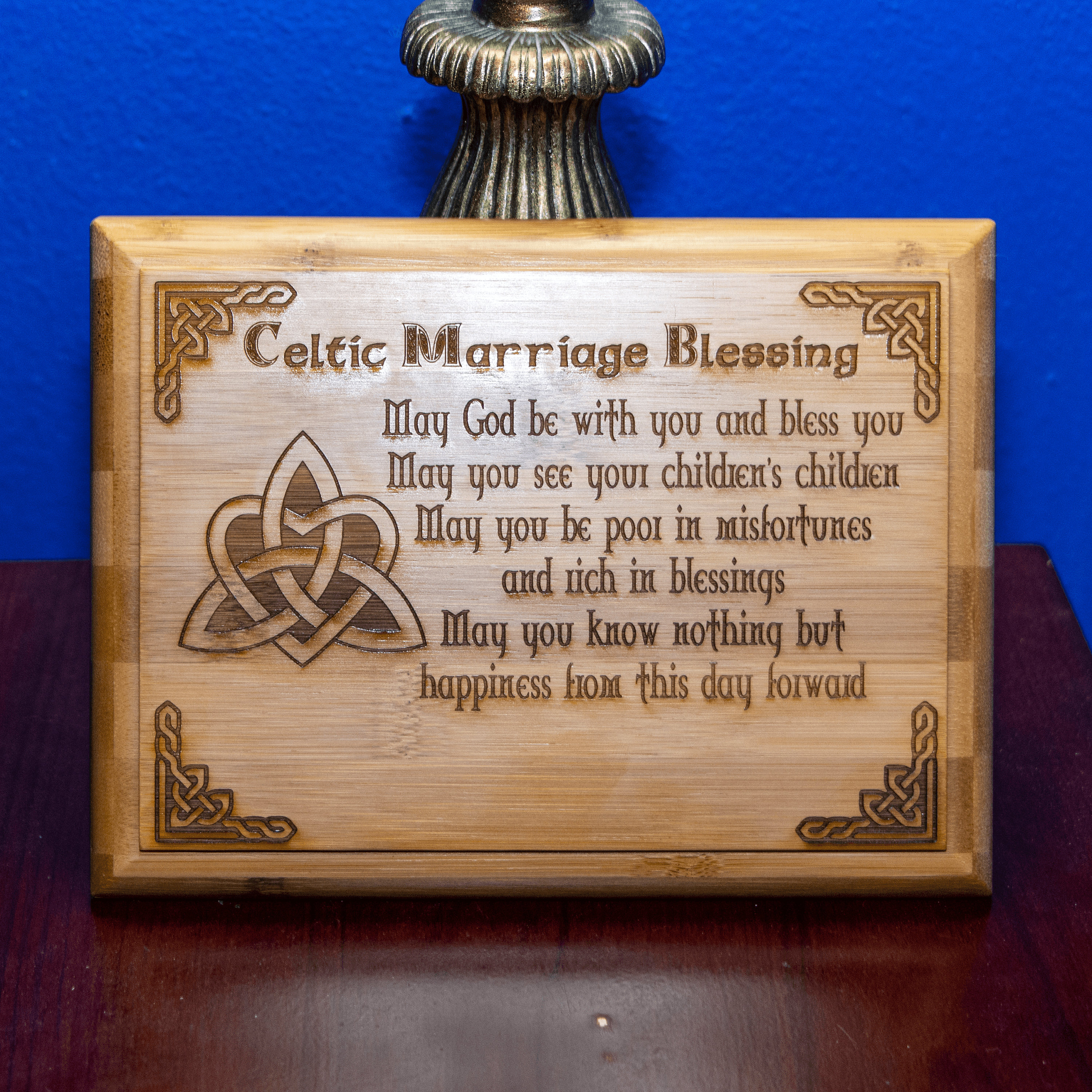 Celtic Irish Marriage Blessing Plaque With Celtic Knot Heart Etsy irish-wedding-blessing-irish-wedding-traditions-irish-wedding