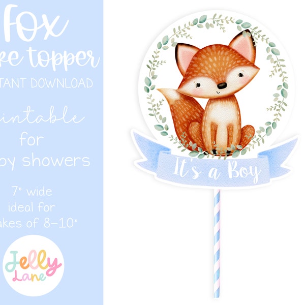 Printable Fox - Etsy