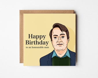 Peep Show, Mark Corrigan, Birthday Card, Funny Birthday Card, for Him, Card for Her, Humour Card, Joke Birthday Card, An Honourable Man