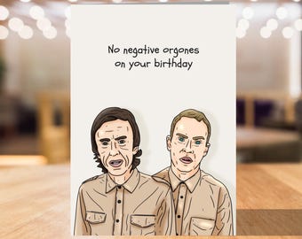Super Hans Peep Show, Orgones Birthday Card, Birthday Cards for Dad, For Mum, For Him, For Her, Husband, Wife, Girlfriend, Boyfriend, Friend