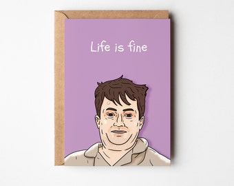 Mark Corrigan, Peep Show, Birthday Card, Birthday Cards for Dad, For Mum, For Him, For Her, Husband, Wife, Girlfriend, Boyfriend, Friend