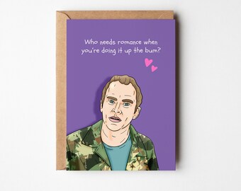 Jeremy, Peep Show, Anniversary Card, Birthday Card, For Him, For Her, Husband, Wife, Girlfriend, Boyfriend, Fiancee, Rude Card, Cheeky Card