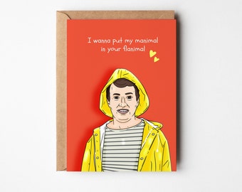 Mark Corrigan, Peep Show, Valentines Card, Birthday Cards for Dad, For Mum, For Him, For Her, Husband, Wife, Girlfriend, Boyfriend, Friend