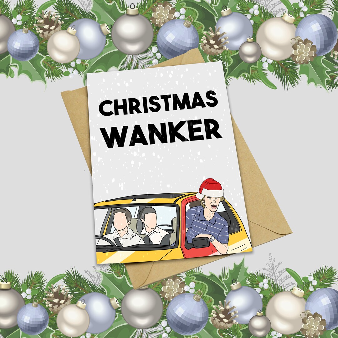 The Inbetweeners Christmas Card Christmas WANKER Bus Etsy UK