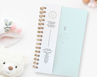 Baby Care Log Book, Daily Newborn Tracker - BLUE Cover | Breastfeed and Pump Tracking | Parenting Must-Have | The Everyday Mother