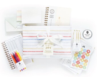 6 Month IVORY Baby Tracker: Bundle of Joy - Perfect Baby Shower Gift & New Baby Keepsake from The Everyday Mother