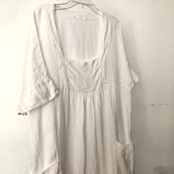 Linen Dress 100% linen  dress linen dress Handmad… - image 5