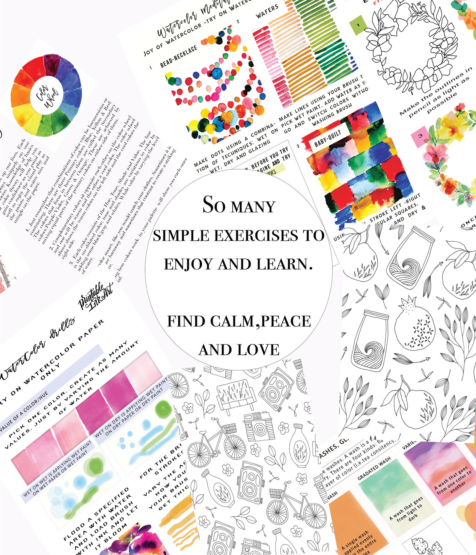 Watercolor Kit for Beginners DIY Watercolor Kit for Beginners Etsy