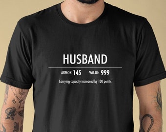 Husband Gamer Shirt, Gift for Gamers, Skyrim Inspired, Husband Shirt, Gift for Husband, Nerdy Shirts, Gaming Shirt
