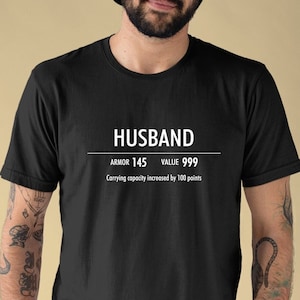 Husband Gamer Shirt, Gift for Gamers, Skyrim Inspired, Husband Shirt, Gift for Husband, Nerdy Shirts, Gaming Shirt