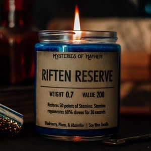 Riften Reserve - Parfumé mûre, prune et absinthe, inspiré de Skyrim, cadeau pour joueur