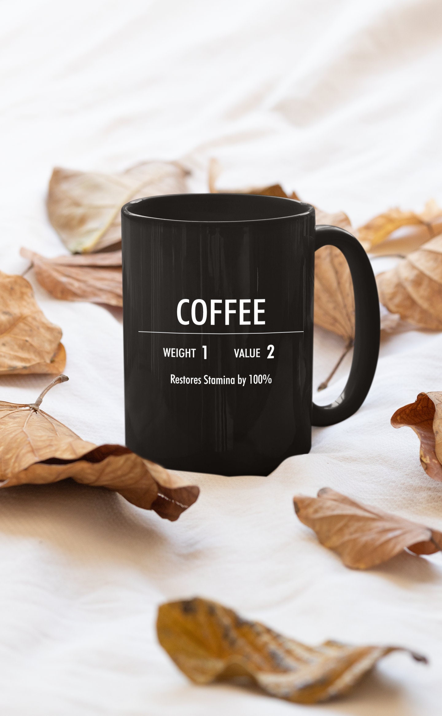 Gamer Coffee Mug - Insulated Coffee Mug 10oz - Skyrim Inspired