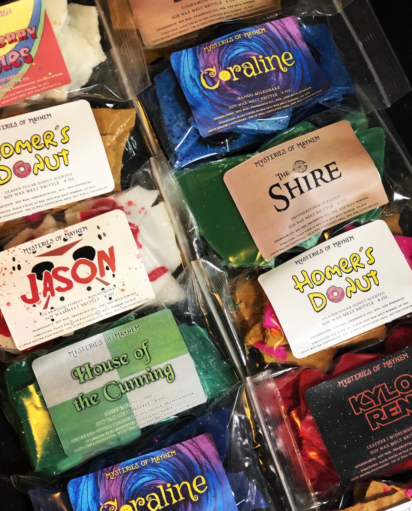 Homers Donut Wax Melt Brittle 4 oz. Bag Etsy