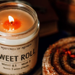 Sweet Roll - Freshly Baked Cinnamon Rolls Scented, Skyrim Inspired, Gamer Gift
