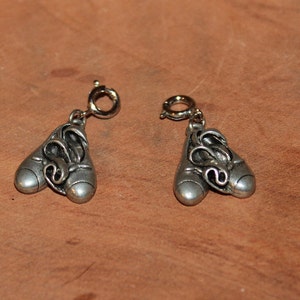 Set of Ballerina Ballet Shoes Dangle Charm Pendant, Ballet Shoes Zipper Charm, Ballet Shoes Purse Clip, Ballet Shoes Back Pack clip